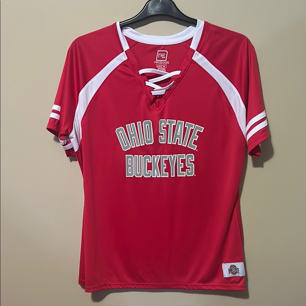 Ohio State Buckeyes Red Lace-Up Jersey